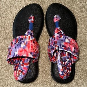 Multicolor Sanuk Yoga Sling Sandals